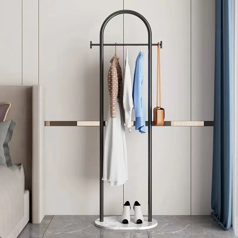 Rack de roupas de chão para quarto, não ocupa espaço, cabide moderno e simples para casa, sala de estar, cabide interno