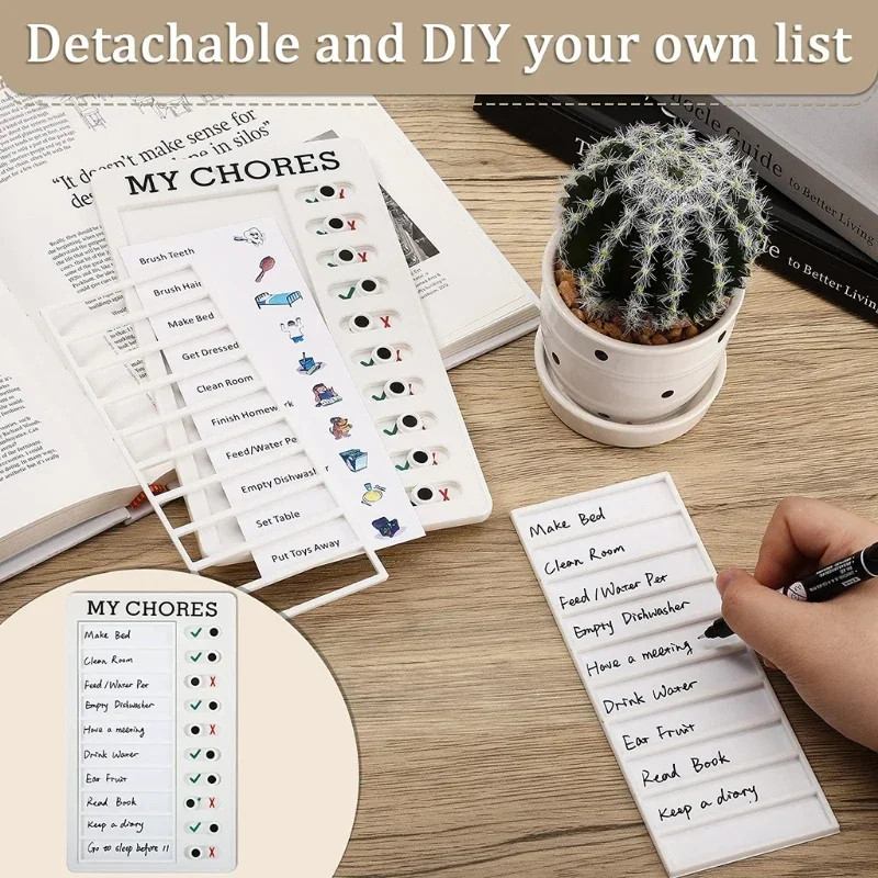 Memo Checklist Board  Daily Task Planning Boards Blank Portable Memo Checklist Elderly Child Note Board Reminder Student Supply