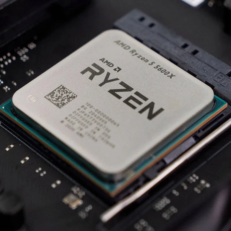 AMD Ryzen5 5600X 6 núcleos 12 hilos 32 MB L3 Cache AM4 PCIe ®     CPU para juegos de escritorio 4.0 DDR4 Ryzen 5000 Series 65W