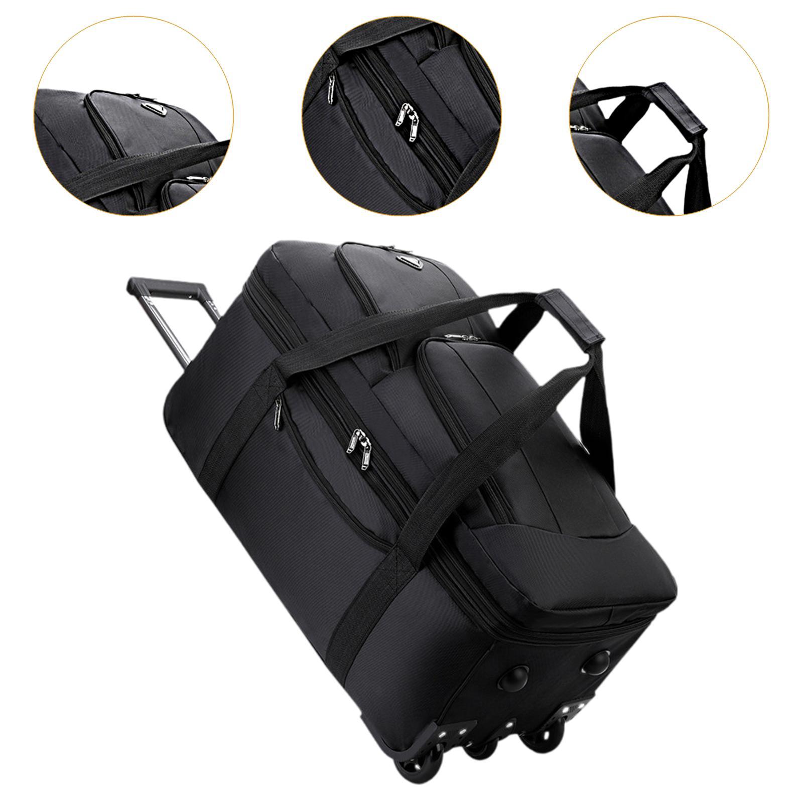Bolsa de lona com rodas Bolsa de roupas com rodinhas para viagens de negócios ao ar livre