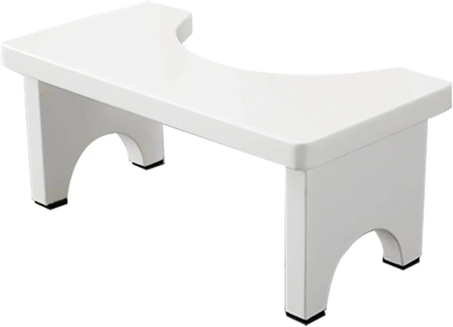 Fußstütze Weiß Holz Hockender Toilette Stool Zum Kacken, Töpfchen Step Stool Zum Jedes Alter (Kinder, Adults, Senioren), S