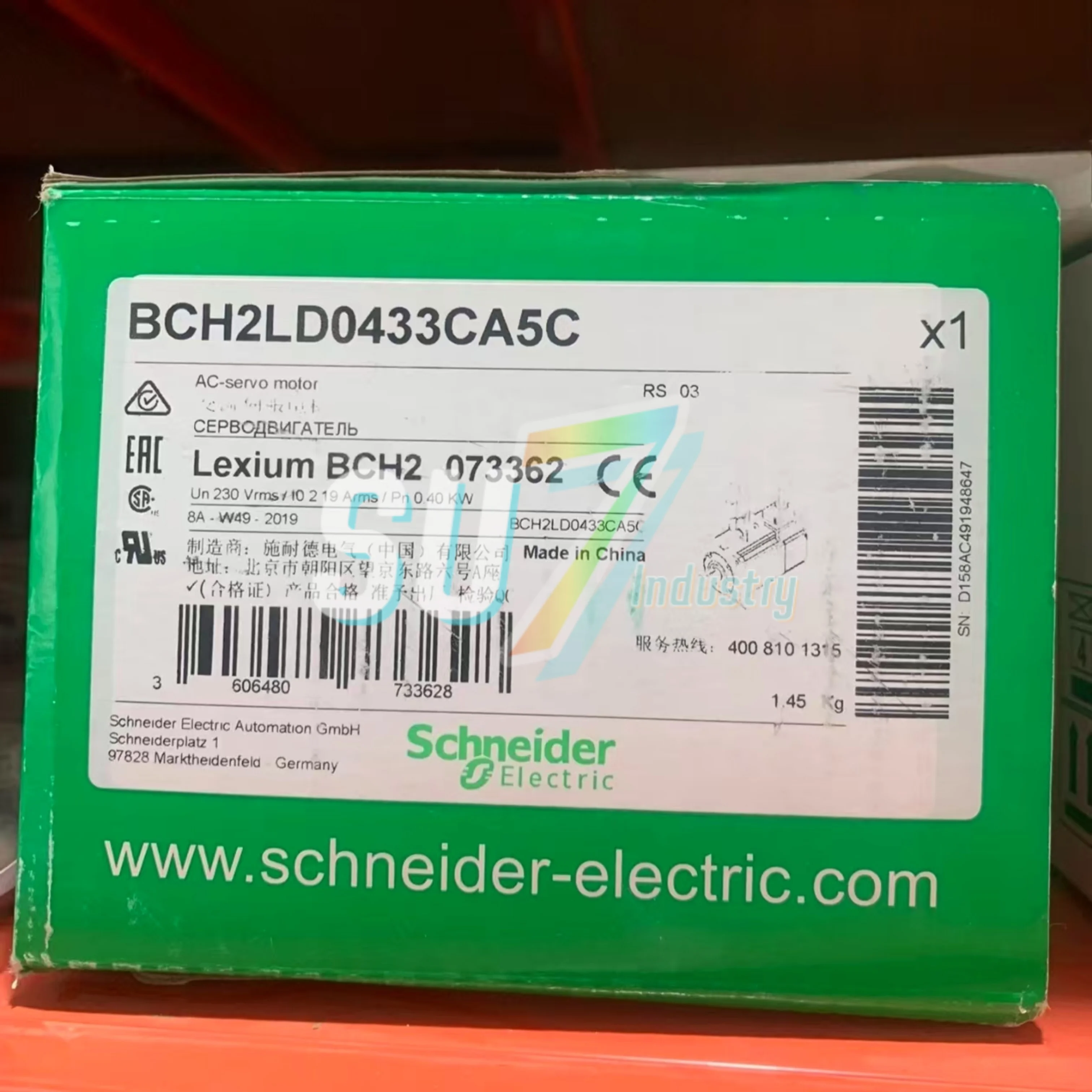 BCH2LD0433CA5C Servo Motor Novo original