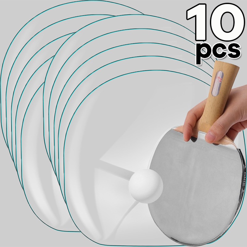 Прозрачная крышка для обслуживания ракетки для настольного тенниса, резиновая защитная пленка, инструмент, защитная пленка для ракетки для пинг-понга, липкая 1-10 шт.
