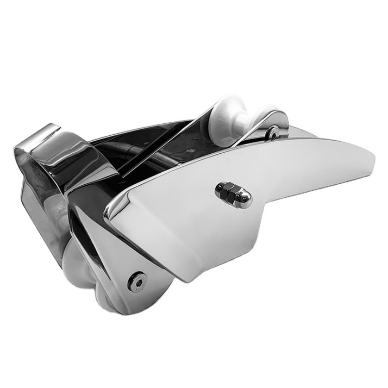 ステンレス鋼のアンカー弓ローラー,ボート用,電気ウインドブレーカー,潜水艦アクセサリー,2ラウンド,316mm,430mm, 580mm, 735mm