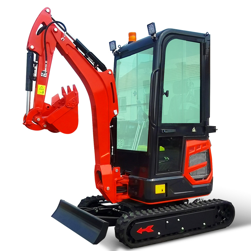 Высококачественный двигатель Kubota EPA/EURO 5, китайский мини-экскаватор, 1,8 тонны, кабиновый мини-экскаватор, экскаватор