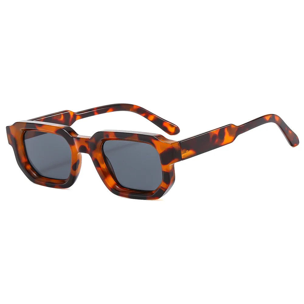 Gran oferta, gafas de sol cuadradas pequeñas, moda para mujer, gafas de sol de diseñador con montura atrevida adecuadas, elección colorida para mujer