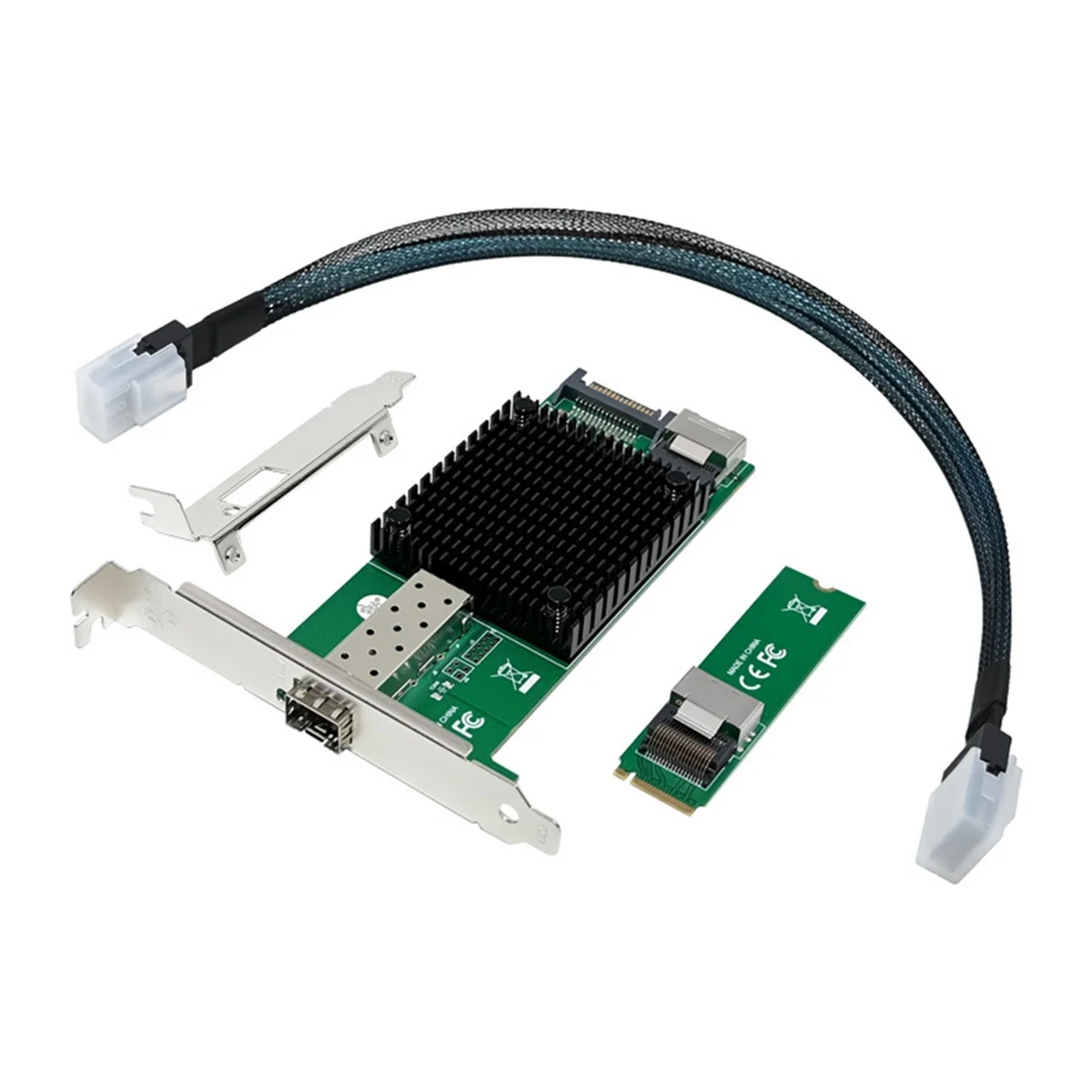産業用コンピュータサーバーネットワークカード,m.2 m,X520-DA1, 10g,sfp plus,光ファイバー,jl82599enチップ
