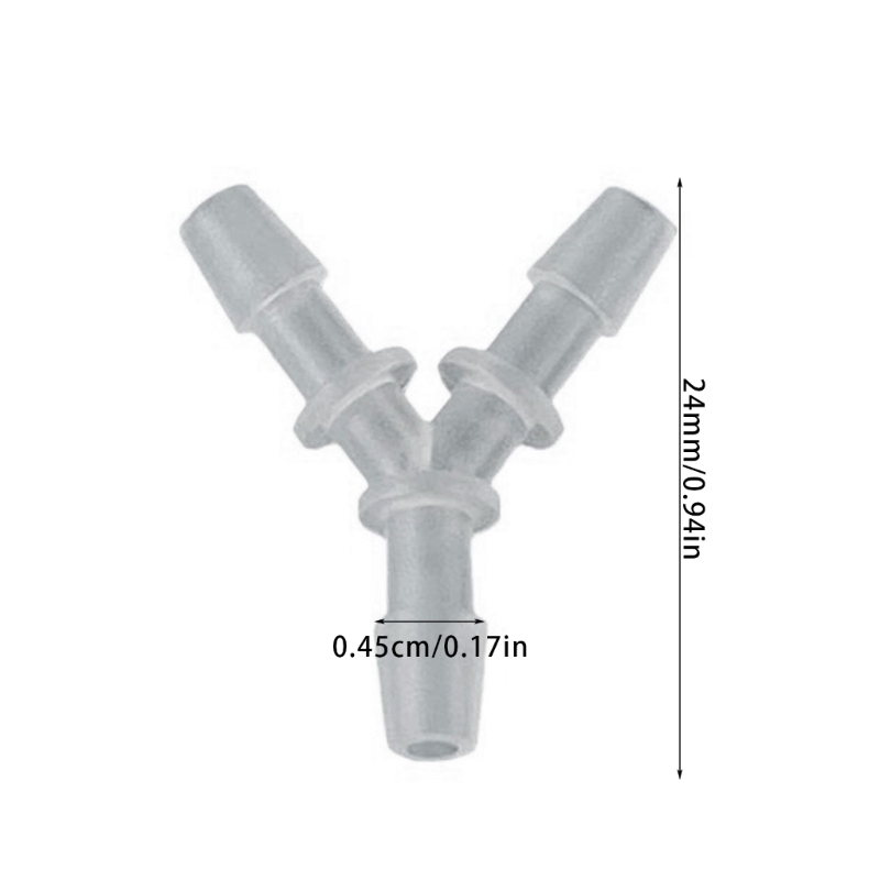 Breast Pump Milk Collector Connector Y Tube Connection Adapter Part for Baby Feeding Tool Hose Connector Breast Accessory