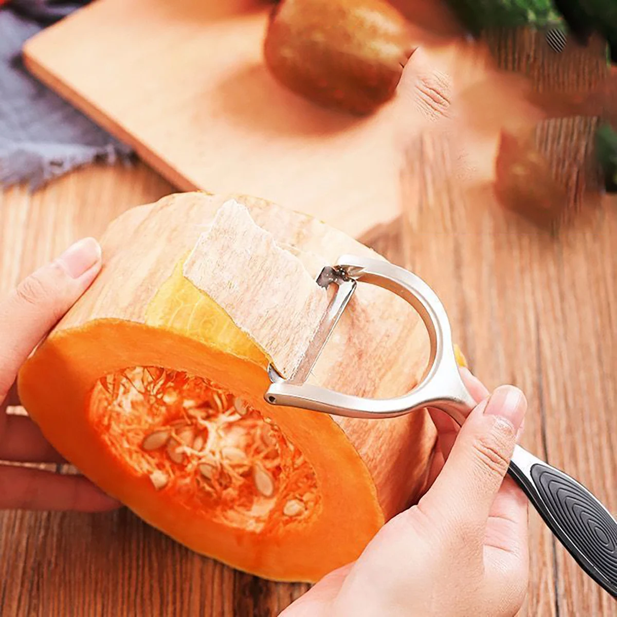 Accessori da cucina in acciaio inossidabile Pelapatate multifunzione per patate, carote, grattugia per insalata di frutta e verdura ﻿