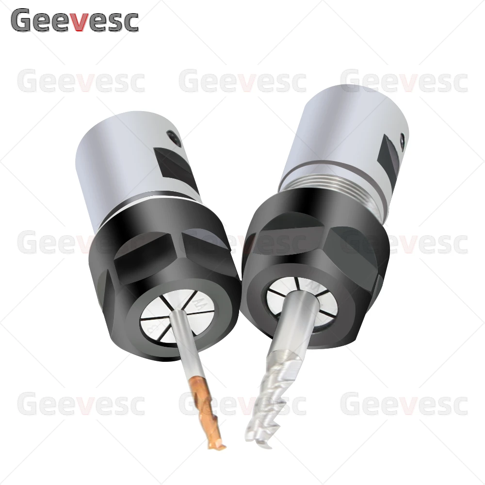 ER8 ER11 ER16 ER20 ER25 Chuck Collet Spindle DIY Motor Shaft Extension Rod Spindle Chuck Lathe Tool Spindle Tool Bar Set 4mm 5mm
