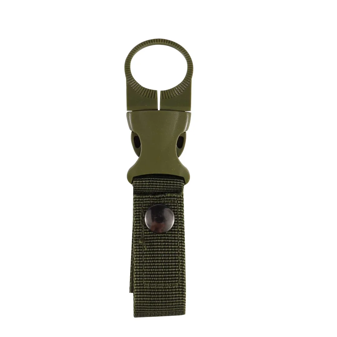 Mosquetones con hebilla para mochila, soporte para colgar botellas de agua de dibujo rápido, accesorios para acampar al aire libre, senderismo y escalada