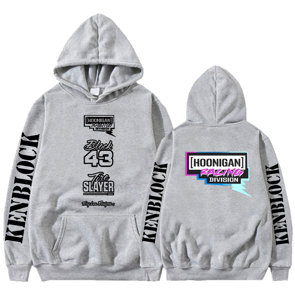 Ken Block 43 까마귀 그래픽 편지 인쇄 후드 미적 고딕 남성 여성 운동복 대형 양털 탑 패션 streetwear