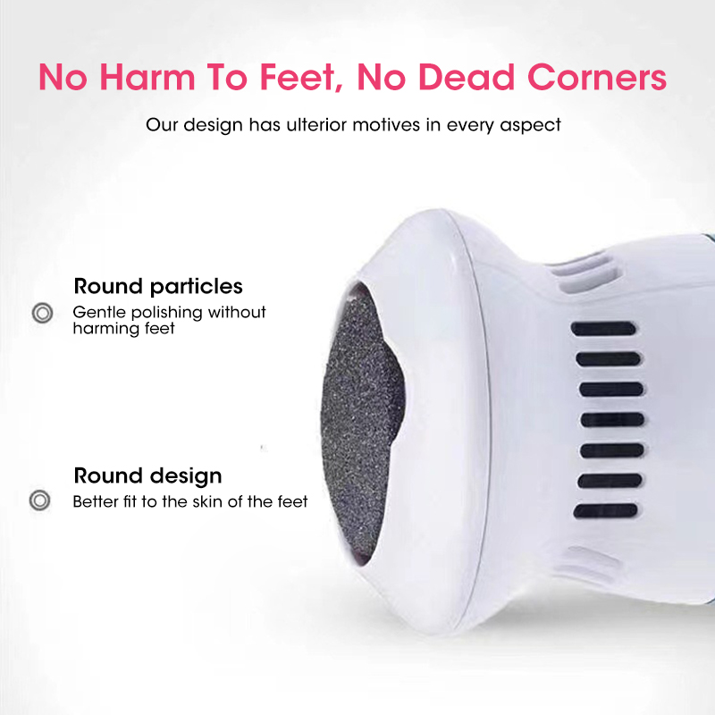 Usb elétrico adsorção a vácuo moedor de pé profissional pedicure beleza feminina esfoliante remoção de calos ferramenta pedicure
