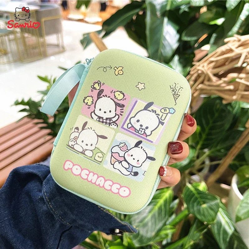 Sanrio Hello Kitty Aufbewahrungstasche Kuromi Aufbewahrungsbox Pochacco Datenkabel Ladegerät Reise Kopfhörer Aufbewahrung Schutzhülle Geschenke