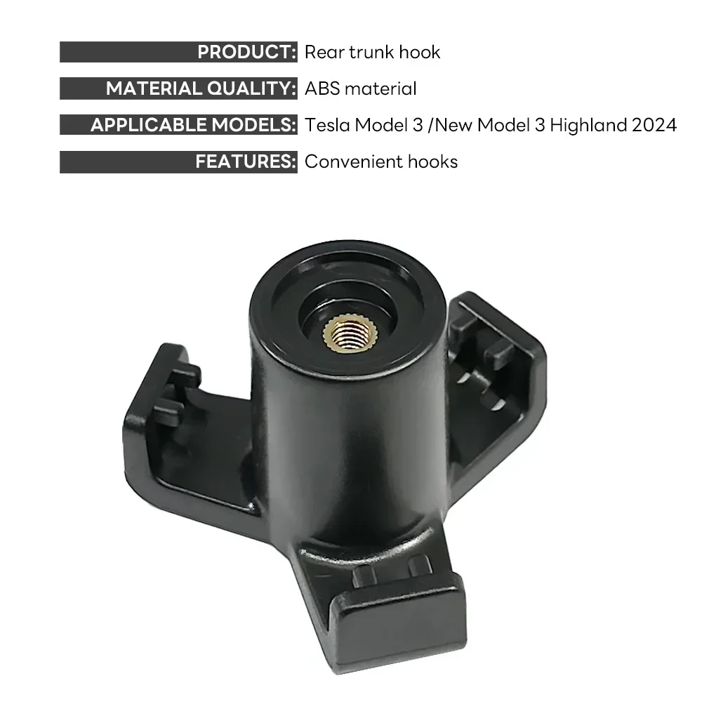 Kofferbakhaak Boodschappentas Haak Auto Hanger Accessoires Bagageruimte Handschoen voor Tesla Model 3/Nieuw Model 3 Highland 2024 2025