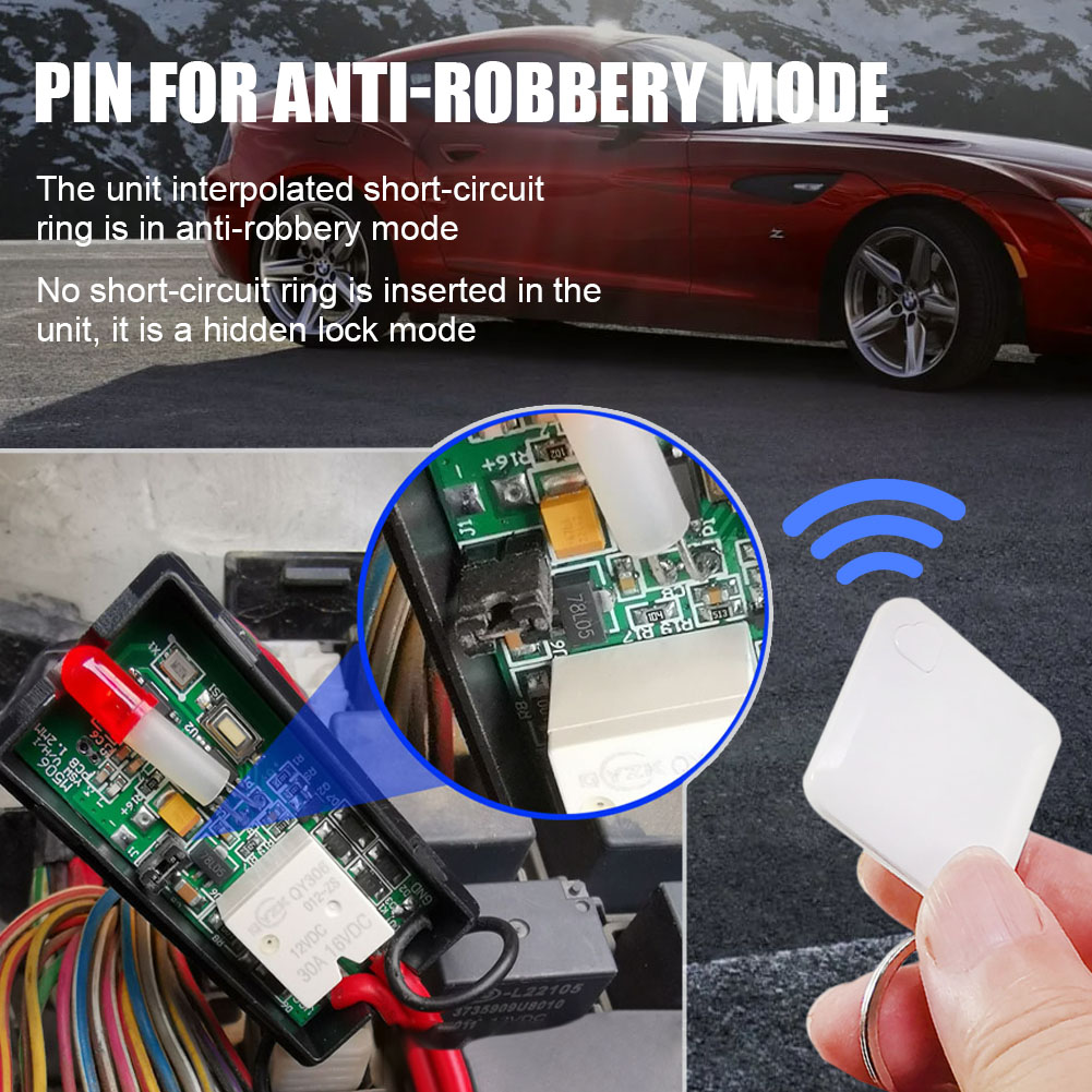 Immobilizer CHADWICK Security Protect M506 Car Intelligent System Anti-robbery 12V Universal Oil Circuit Engine Lock