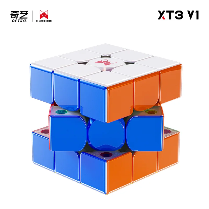 [JudyCube] Qiyi XMD XT3 Pioneer 3X3 Magnetic Magic Speed Cube Stickerless Qiyi XT3 Flagship 3X3X3 Professional Fidget Toys