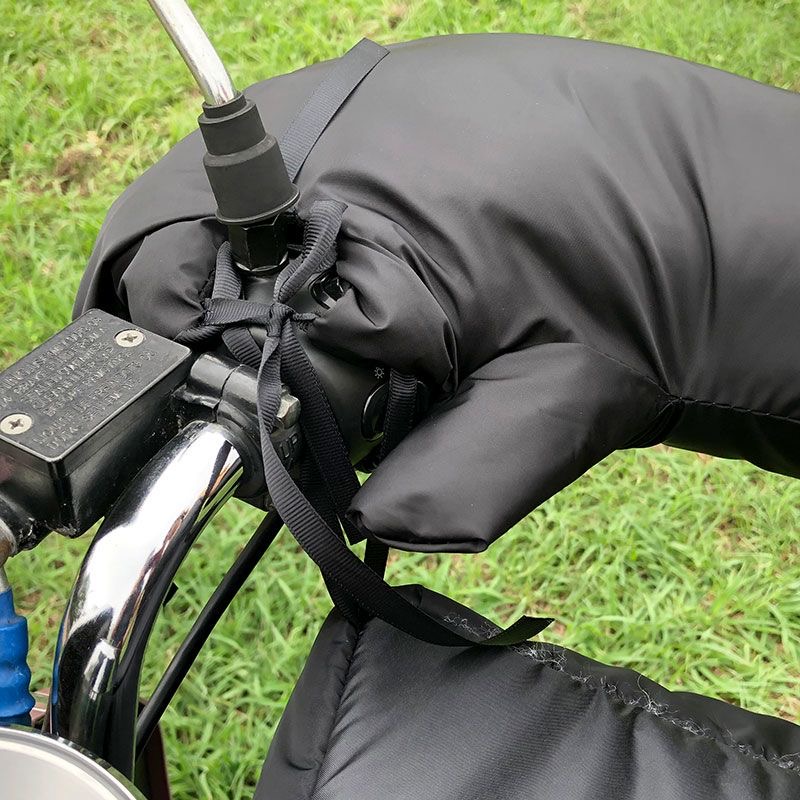 Motorcycle Handlebar Gloves Muffs Winter Warm Handle Gloves Waterproof Windproof Motorbike Handle Bar Hand Cover Muffs