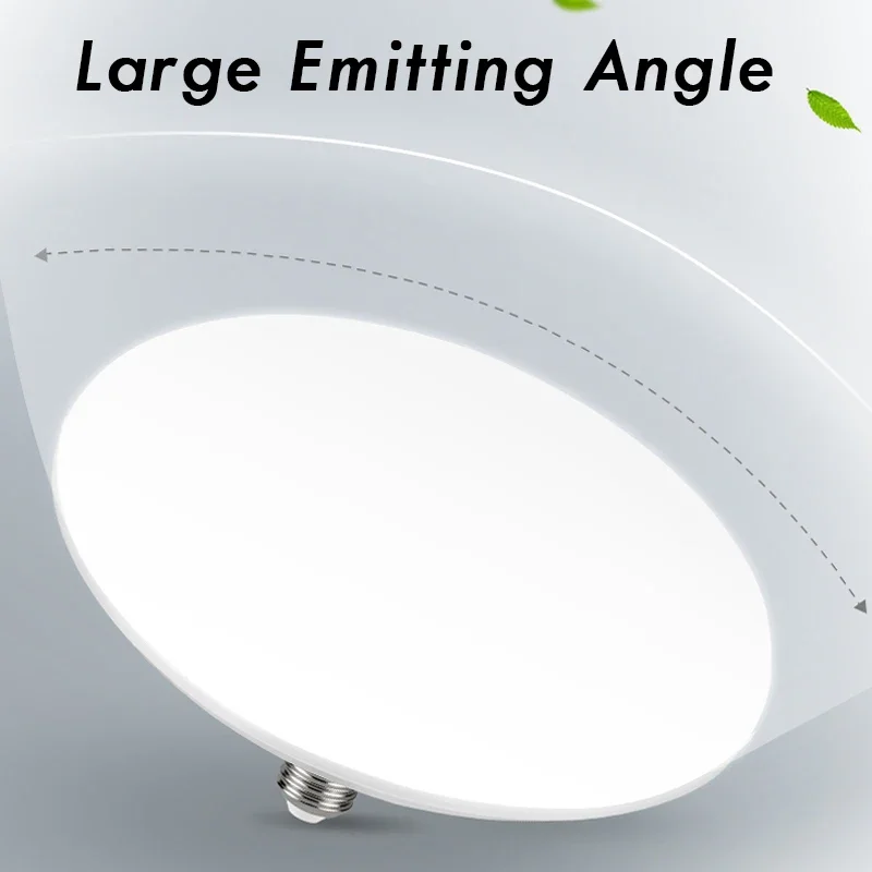 220V E27 슈퍼 밝은 LED 전구 20W 30W 40W 60W 100W UFO Led 조명 실내 차가운 흰색 조명 테이블 램프 차고 조명，led거실등