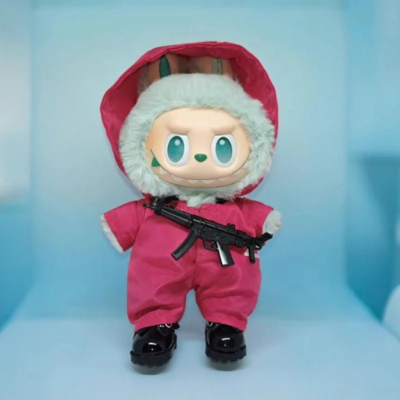 17 см кукольная одежда, аксессуары для монстра, корея Kpop Lafufu Idol V1 V2 V3, куртка Commando, одежда с подвеской