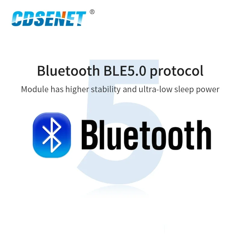 nRF52805 BLE5.0 Drahtloses Bluetooth-Modul 2,4 GHz serieller Port-Empfänger-Sender E104-BT5005A iBeacon-Übertragung mit geringem Stromverbrauch
