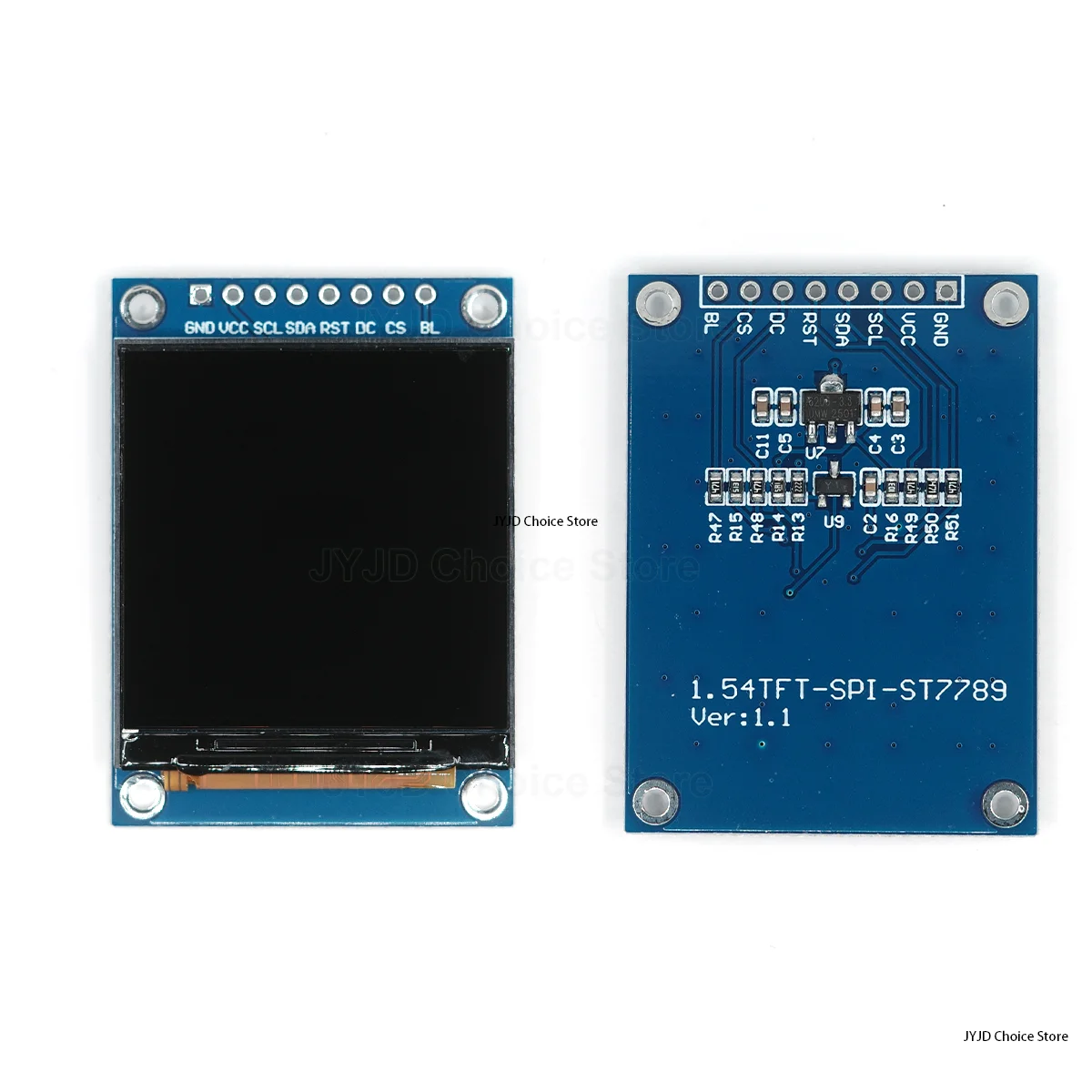 Módulo de pantalla TFT a todo Color de 1,54 pulgadas y 1,54 pulgadas, pantalla LED LCD HD IPS, interfaz SPI 240x240 ST7789 para Arduino