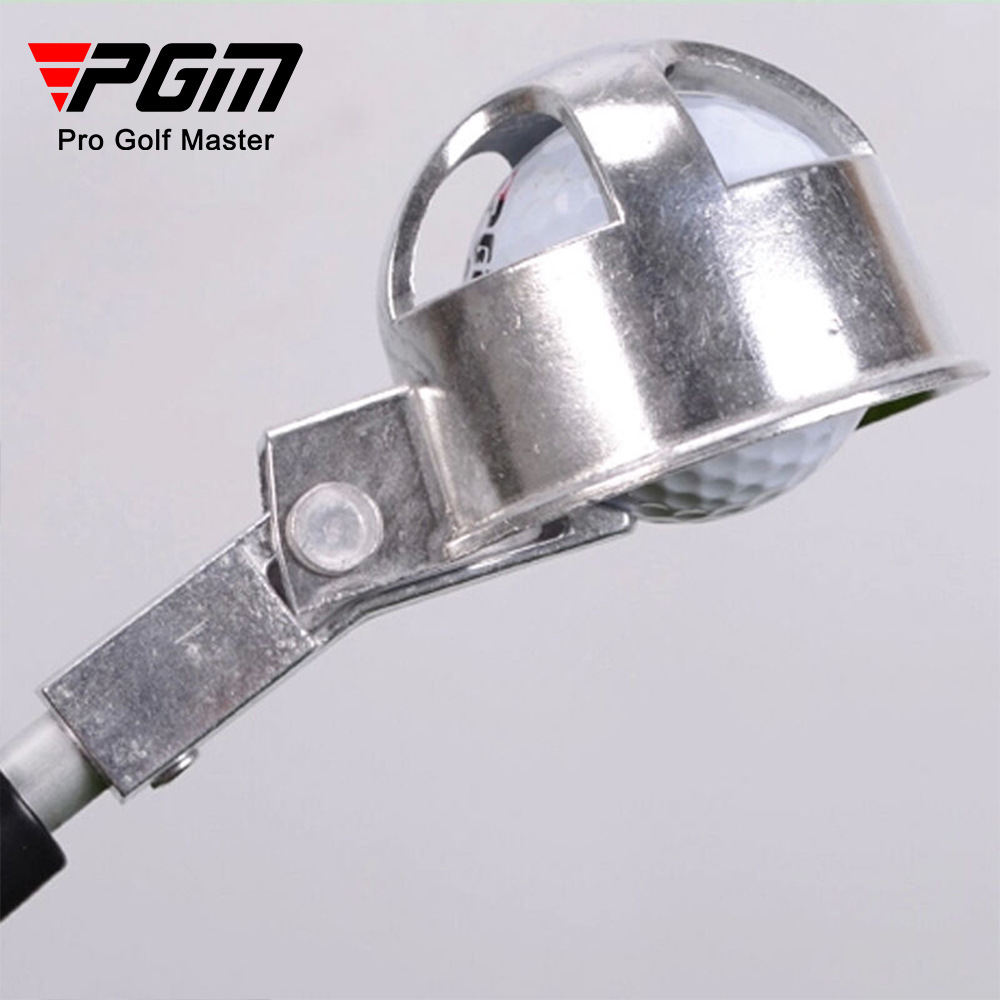 PGM Golf Ball Pick Up Tools Teleskop Golf Ball Retriever Retracted Golf Pick Up Automatische Locking Scoop Picker LQQ001