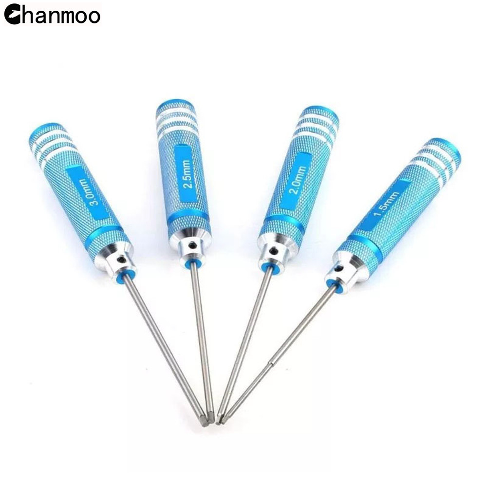 ユニバーサル H1.5/2.0/2.5/3.0 ミリメートルハンドル六角ドライバーキードライバーツール RC カータミヤ HPI HSP トラクサス Losi 軸京商