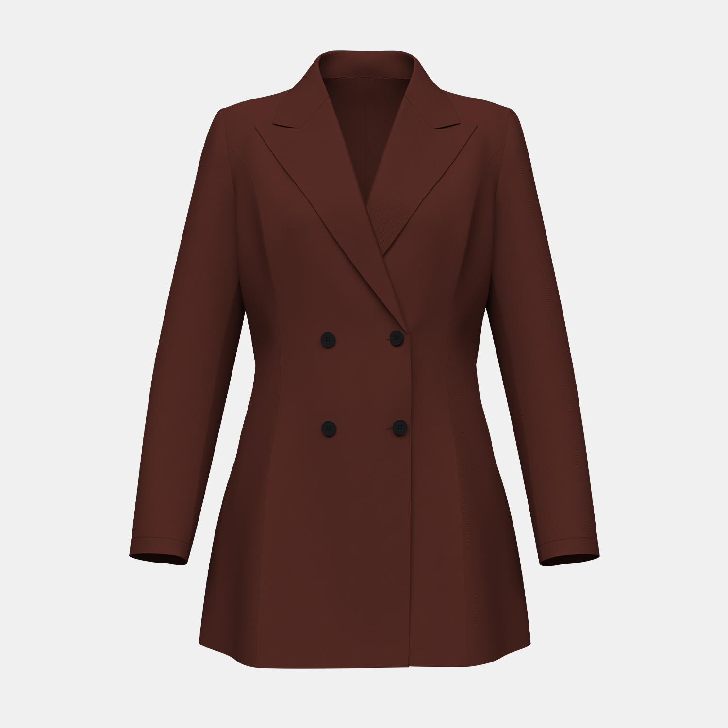 Mia muse-ダブルブレストボタン付きの女性用ブレザー、長袖、ラペル、オールシーズン、ビジネス、オフィス、女性、装飾