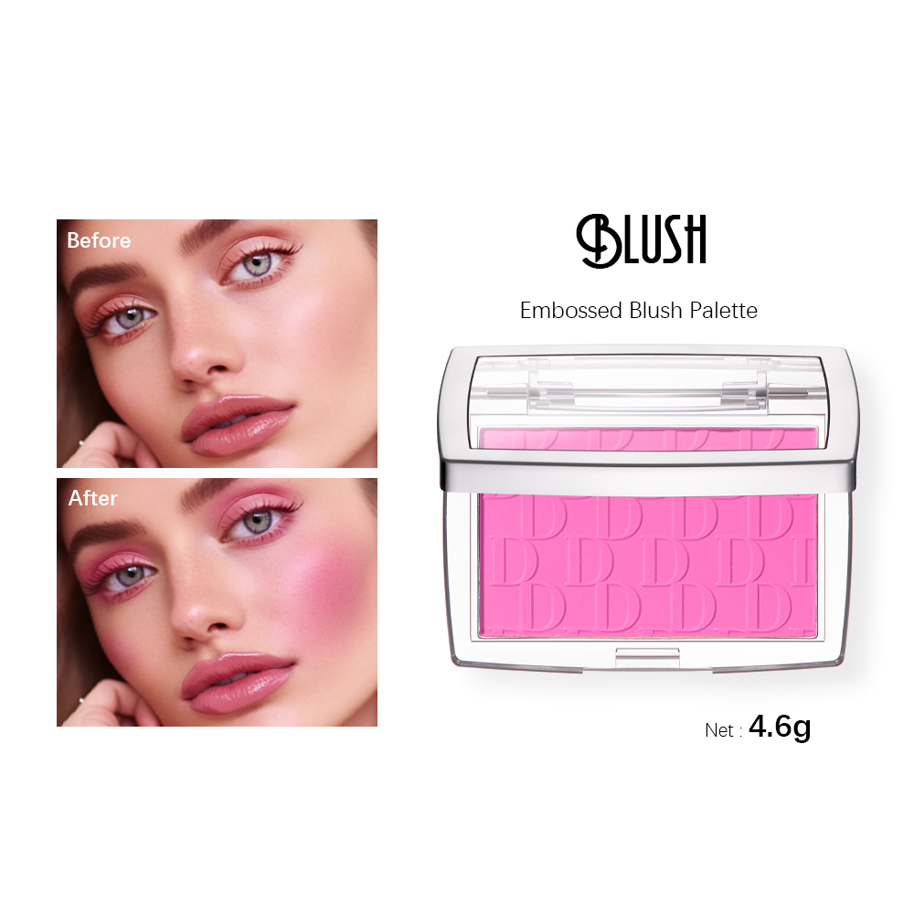 Blush fosco natural bochecha matiz iluminar rosto à prova dwaterproof água contorno cosméticos blush em pó macio maquiagem feminina para bochechas