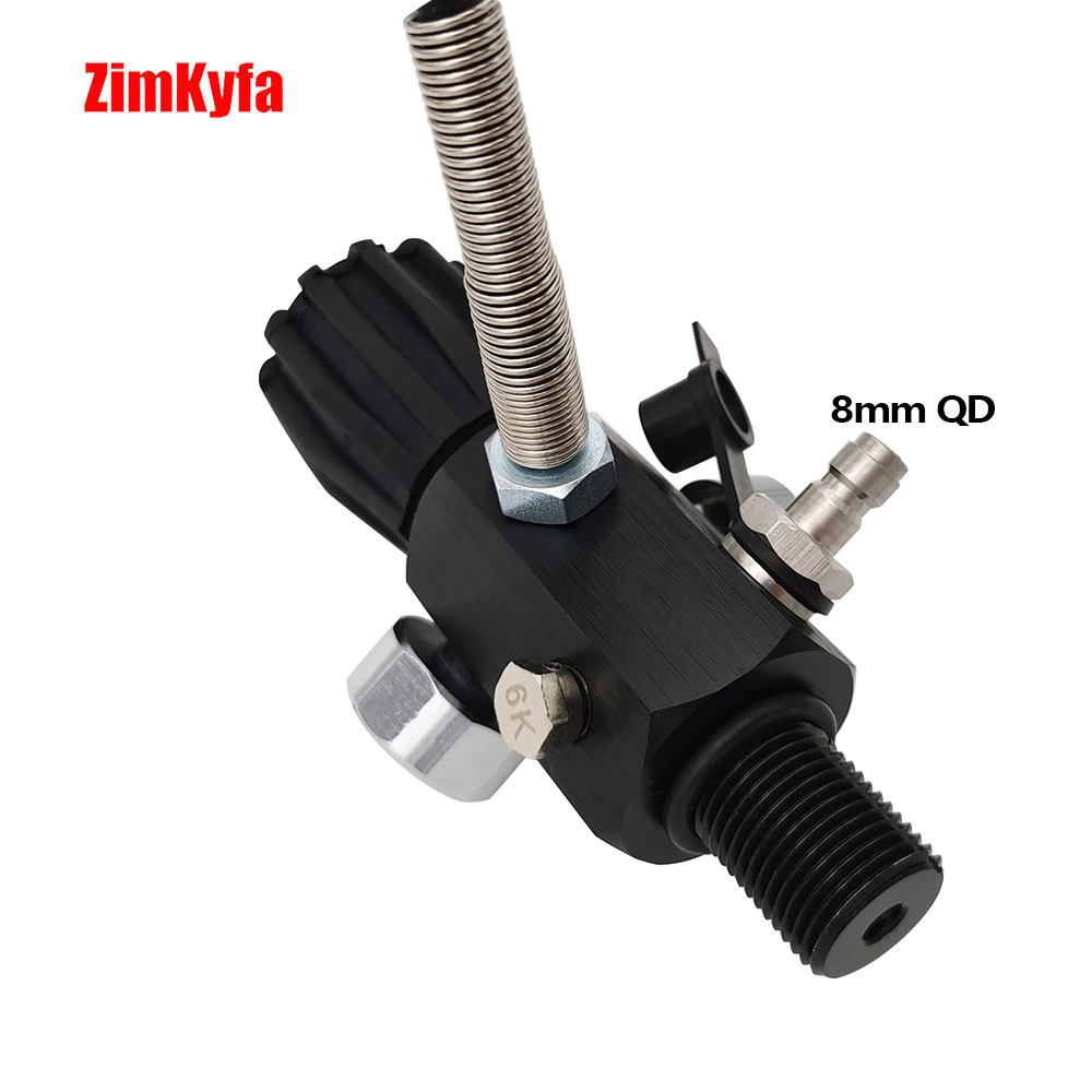 HPA High Pressure Air Tank Charging Valve 300Bar Filling Station Cylinder Tank Refill Adapter Adaptor With 5/8-18UNF Thread