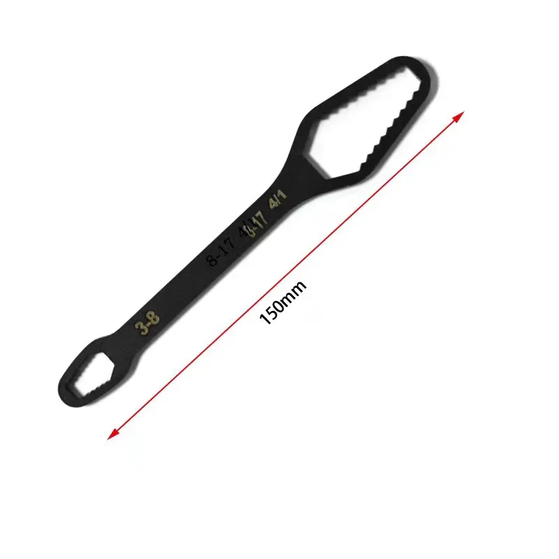 3-17 มม.Universal Torx ประแจ Self-กระชับปรับแว่นตาประแจ BOARD Double-HEAD Torx Spanner เครื่องมือสําหรับโรงงาน