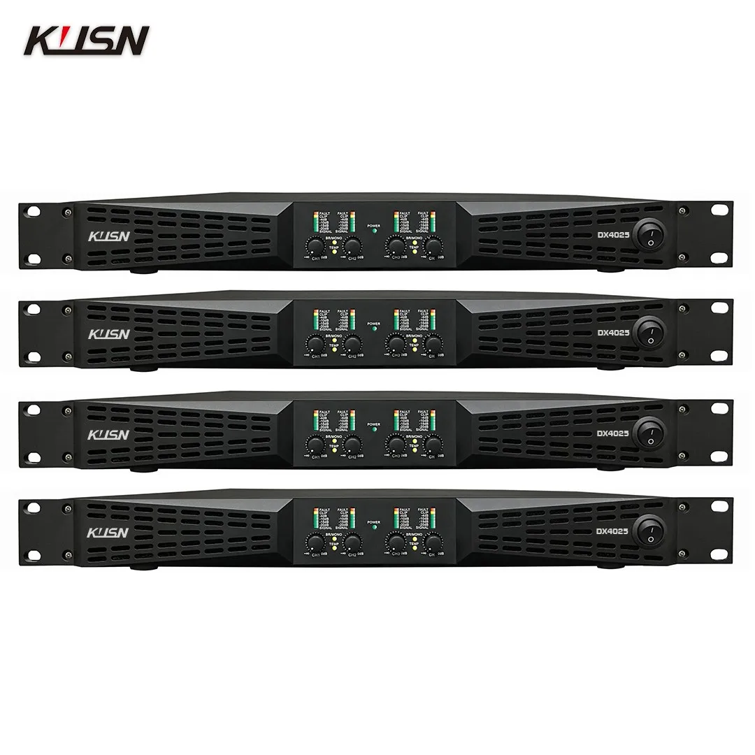 250Wx4 8 Ohm 1U Professional CLASS D Digital Amplifier Stereo Power Factor Correction High-End Large Performances Bars Party