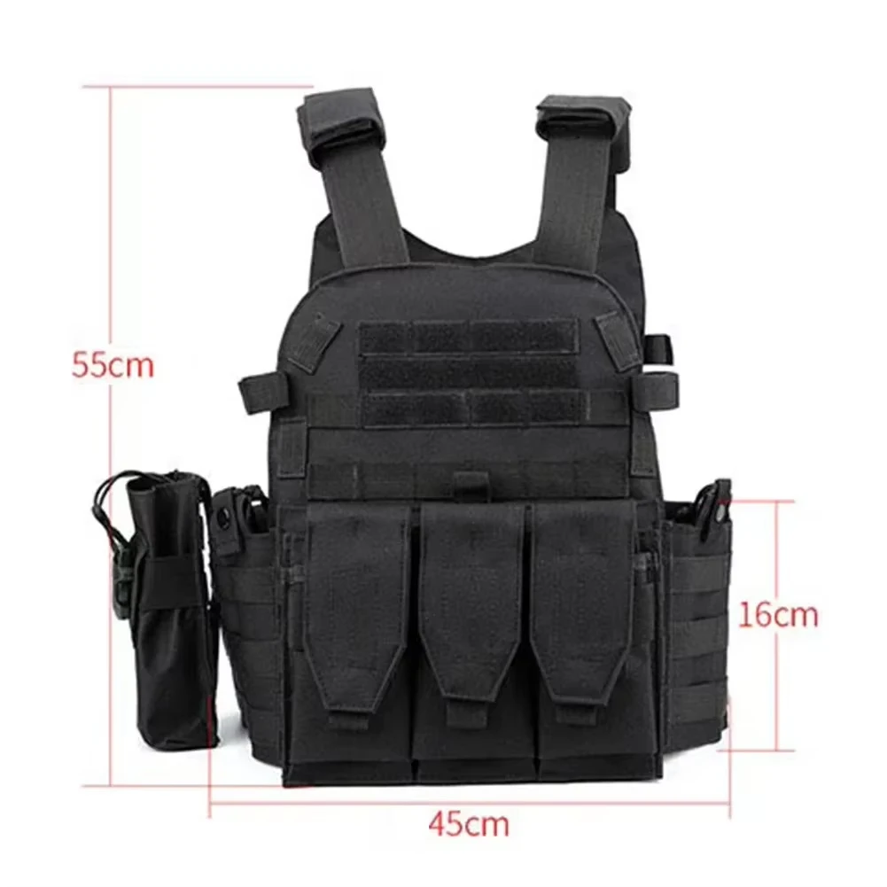 Männer Nylon Taktische Weste Outdoor CS Körper Rüstung Jagd Männer Kampf Camo Militär Armee Weste Träger Airsoft Zubehör