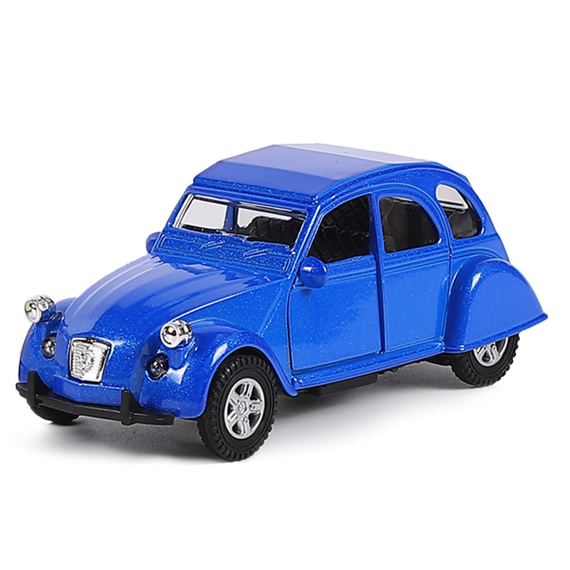 Modelo de carro clássico de liga em escala 1/32, puxar para trás, brinquedo infantil fundido, modelo de veículo de simulação, decoração, brinquedos para meninos, coleção de presentes