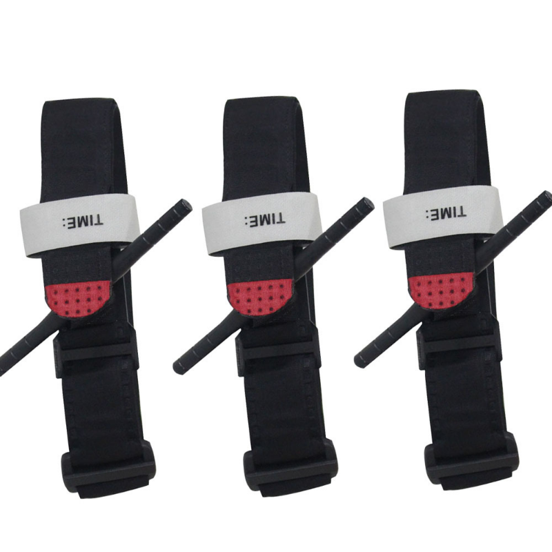 Garrot de survie militaire en métal coloré, saut d'eau rotatif, sangle d'urgence médicale, traumatisme