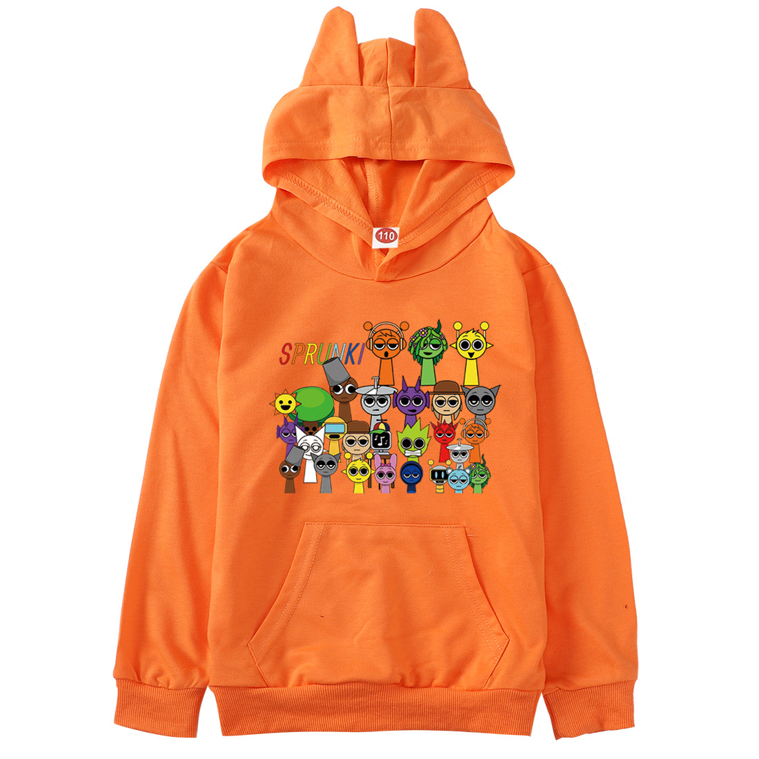 Sudadera con capucha de manga larga para niños y niñas, abrigos informales, ropa para niños, superventas, splunki Horror Game