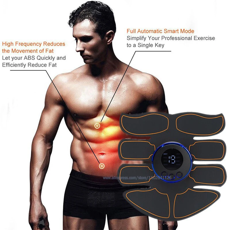 USB 充電式 EMS 筋肉刺激装置電気マッサージ療法鎮痛デジタル経絡全身マッサージフィットネス