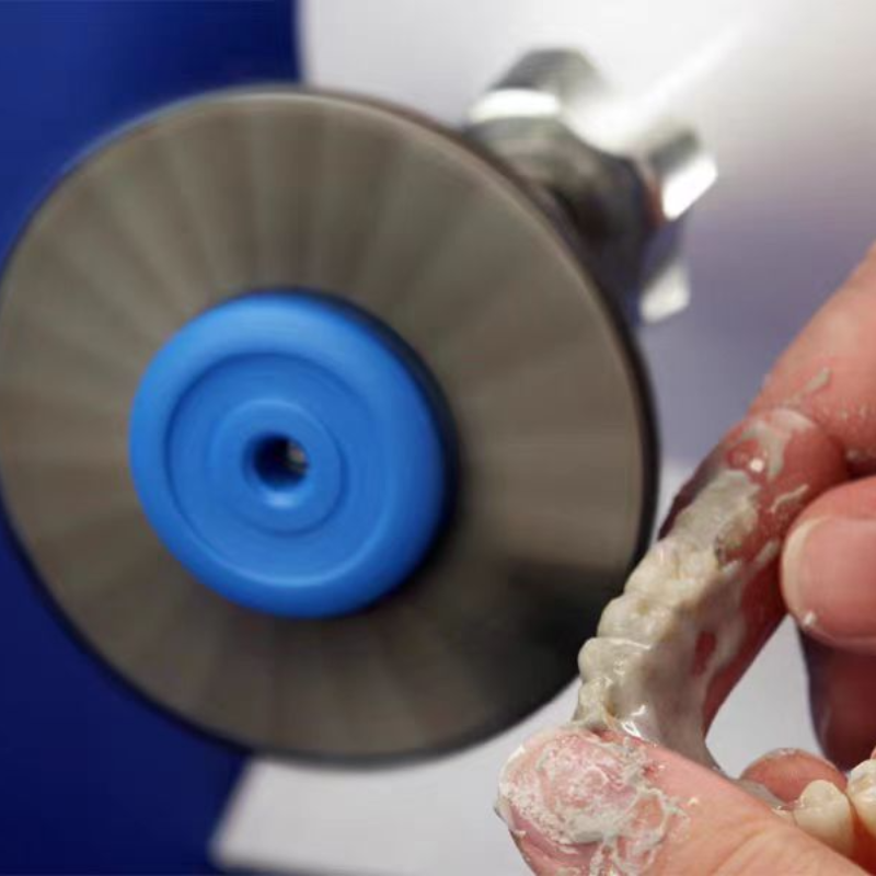 52mm 5-delige set Polijstborstel Zwart Bruin Haren Buffing Schurende Borstel met Geel Plastic Centrum Sieraden Gereedschap