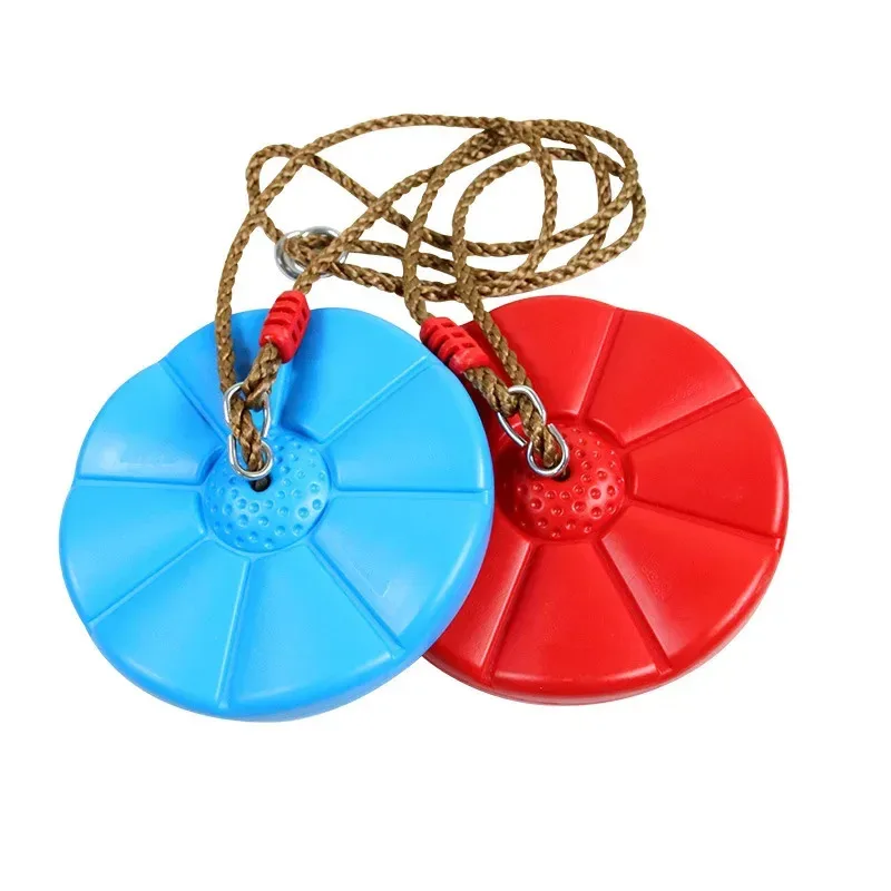 Kinder Disc Schaukel Kind Indoor und Outdoor Sport Rot Blau Verdickte Achteckige Blütenblatt Schaukel Hängende Schaukel Spielzeug Schaukelstuhl