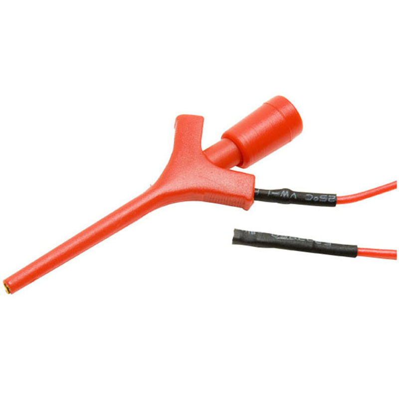 Cable de cables de prueba para multímetro, enchufe de 2mm, Clip de prueba IC rápido en miniatura