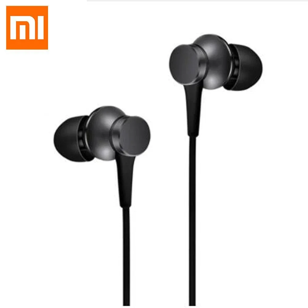 Original Xiaomi auriculares deportivos intrauditivos con micrófono para teléfono Xiaomi Samsung Huawei-Piston 3 auriculares bajos con cable 3,5 MM