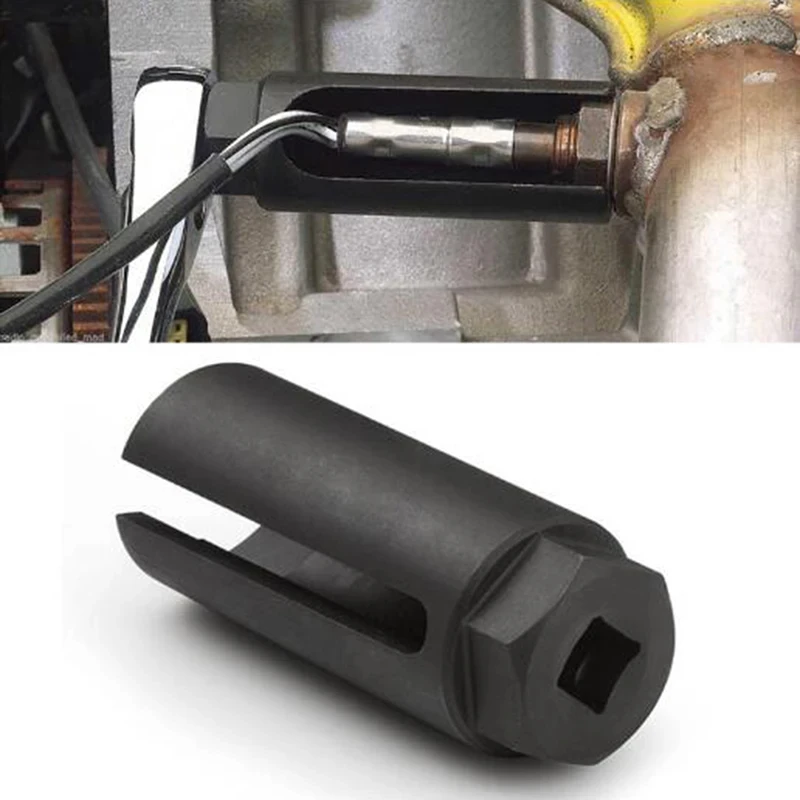 Narrow Mouth Oxygen Sensor Sleeve European-style 22mm 1/2" Cxygen Sensing Drive Socket Wrench Car Tools Black Automotive Parts