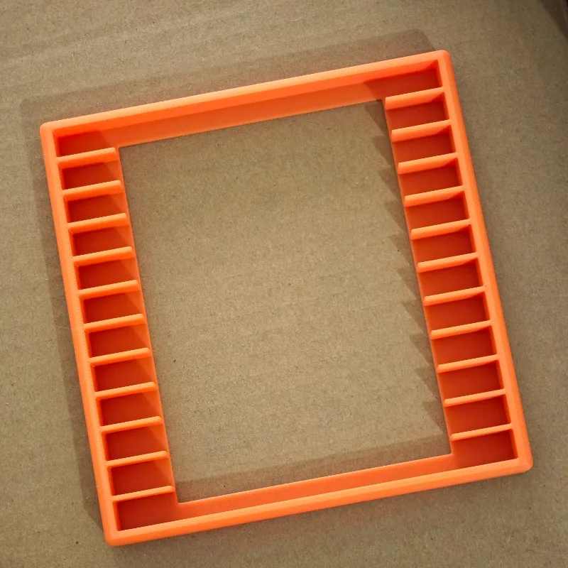 CD shaped disc storage rack 12 compartments desktop organizer simple minimal custom CD DVD holder