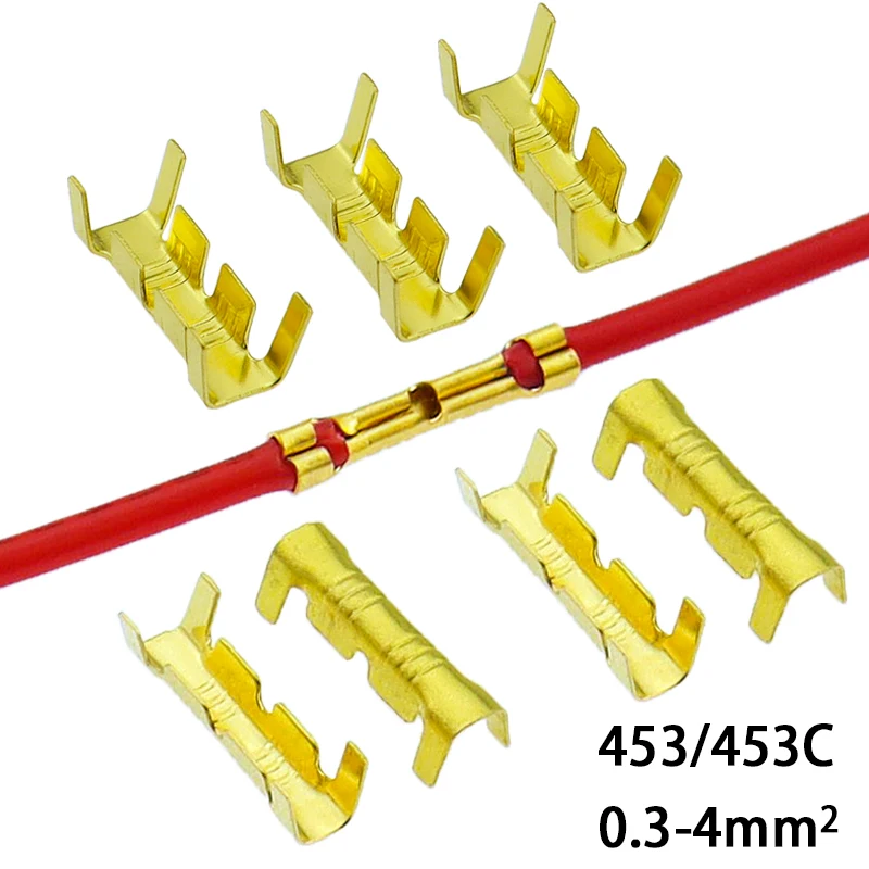 50PC/100PC/200PCS DJ453 double U-shaped parallel cold plug connector cold terminal 0.5 -1.5mm² -2.5mm²
