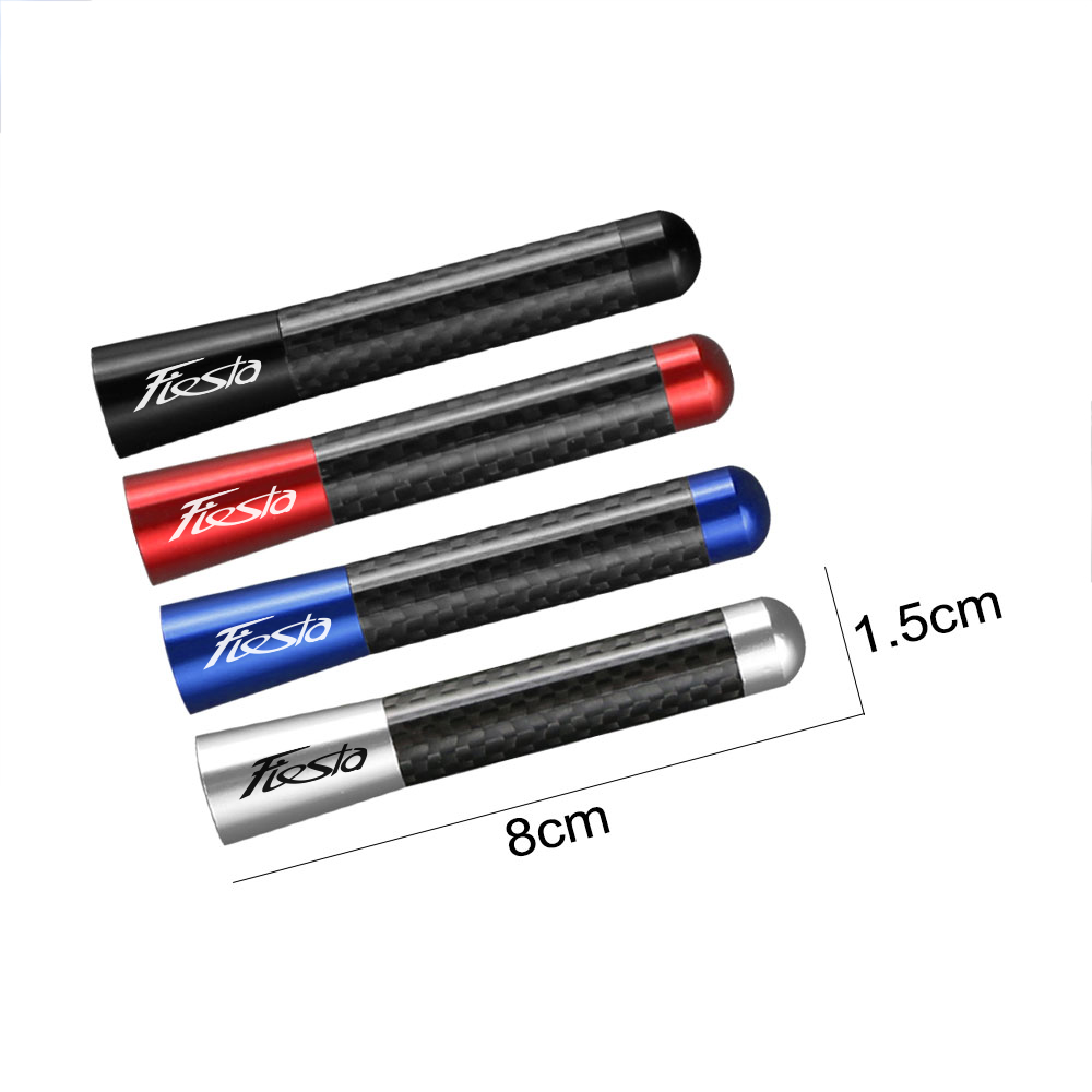 Für Ford Fiesta mk6 mk5 mk8 mk4 mk7 Zubehör 8/12 cm Carbon Faser Auto Dach Kurze Antenne auto FM Radio Antenne Antenne Radio