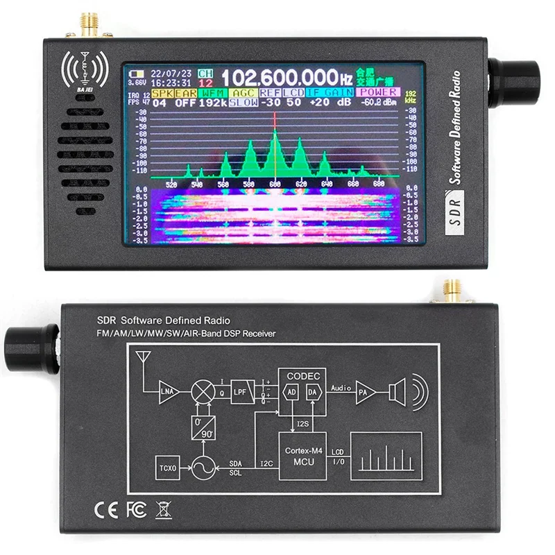 DeepSDR 101-Software-definiertes Radio SDR-Radio DSP Digitale Demodulation Kurzwelle FM MW SSB CW HAM Funkempfänger YDH