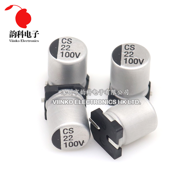 10 Uds condensador electrolítico de aluminio SMD 6,3 V 10V 16V 25V 35V 50V 1UF 2,2UF 4,7UF 10UF 22UF 47UF 100UF 220UF 330UF 470UF 1000UF