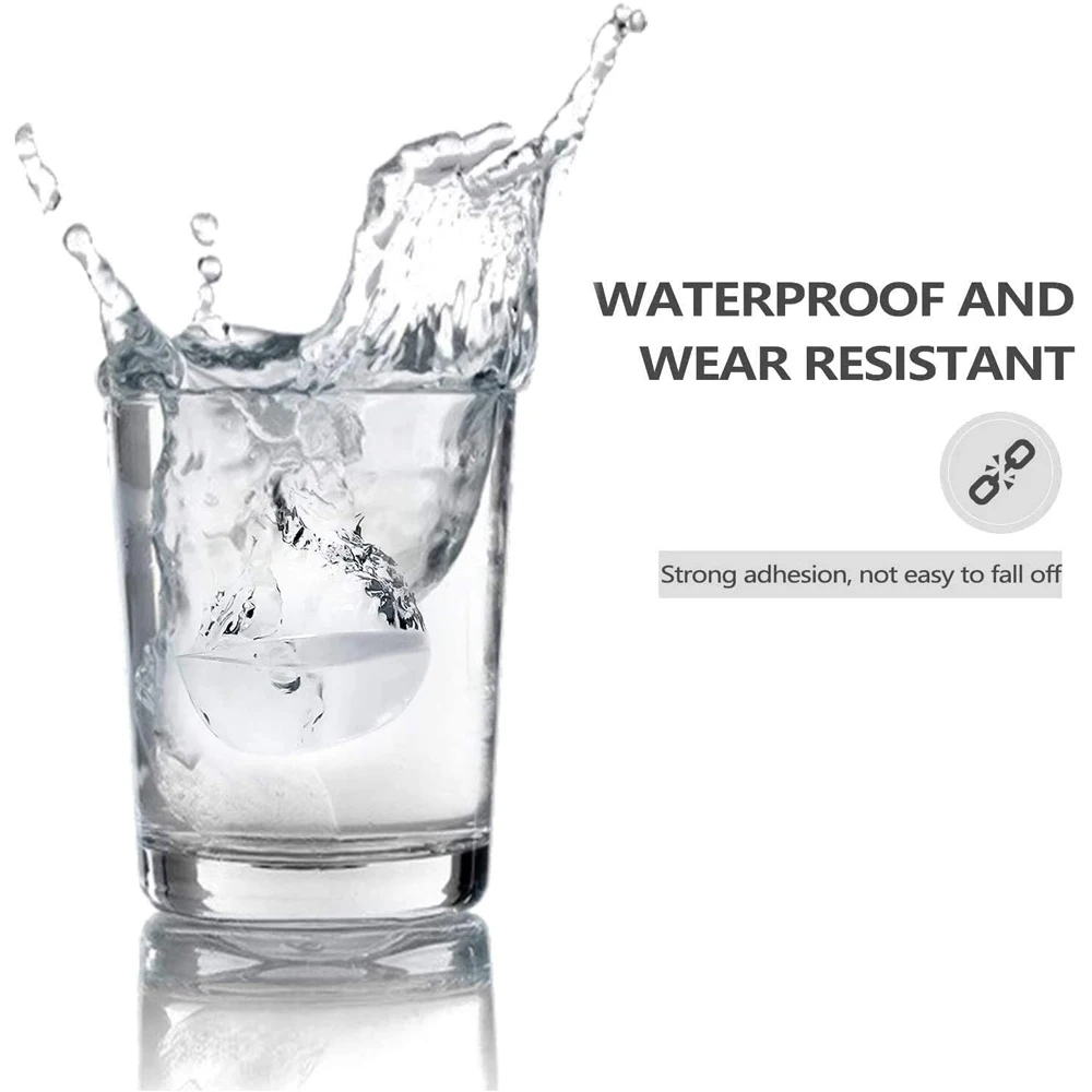 Tope de puerta transparente, soporte de puerta autoadhesivo, Tope de puerta montado en el suelo para protección de paredes y muebles, 1-8 Uds.