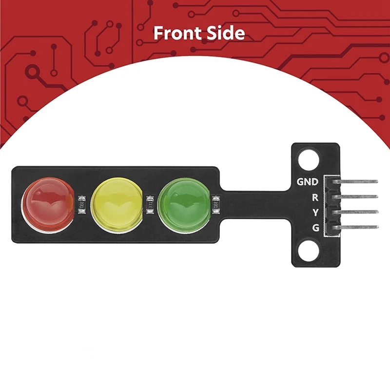 5X LED Đèn Giao Thông Module Sáng Tạo DIY Mini Đèn Giao Thông 3.3-5V Tương Thích Với Cho Arduino